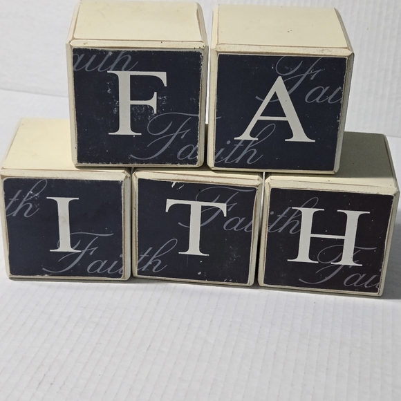 Rustic Faith Blocks - Picture 2 of 12